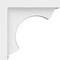 Ekena Millwork Standard Emerson Architectural Grade PVC Bracket, 3 1/2"W x 9"D x 9"H BKTP04X09X09EMR - alternate 4